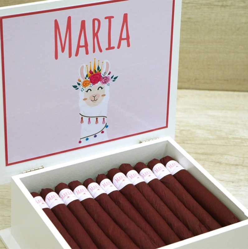 Charuto de Chocolate Lembrança Maternidade Preços Vila Marisa Mazzei - Charuto de Chocolate Lembrancinha