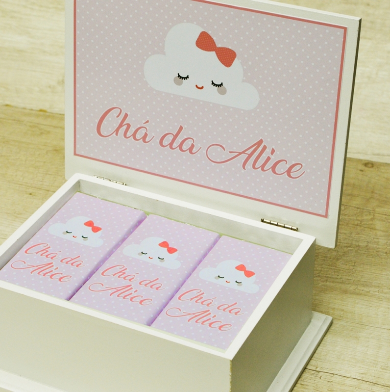 Lembrancinha Cha de Bebê Personalizada São Domingos - Lembrancinha Cha de Bebê